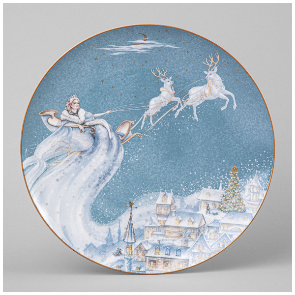 Lefard ТАРЕЛКА ОБЕДЕННАЯ "СНЕЖНАЯ КОРОЛЕВА" 25,5 СМ 590-627
