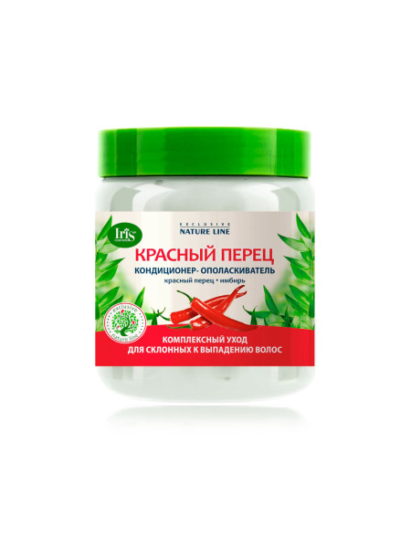 IRIS Exclusive nature line Кондиционер-Ополаскиватель КРАСНЫЙ ПЕРЕЦ, 500 мл