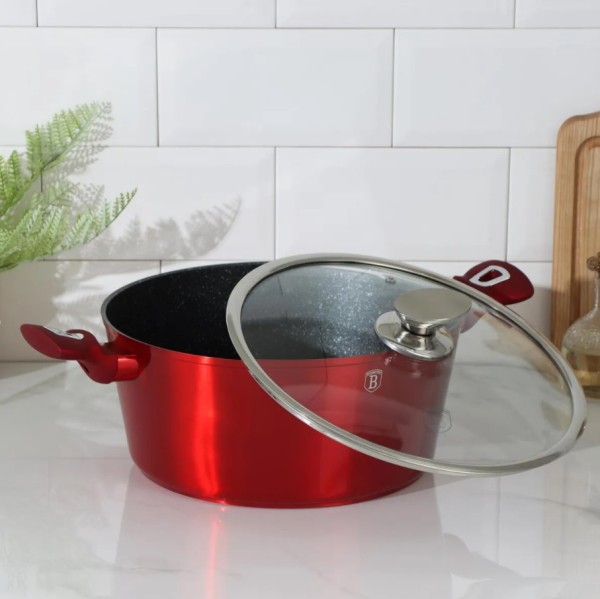 Berlinger Haus Burgundy Metallic Line Набор посуды 13 пр. 7057-BH