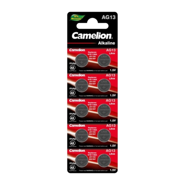 Батарейка Camelion BL10шт. G13/LR1154/LR44/357A/A76 Alkaline 1.5V 12821