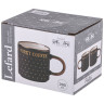 КРУЖКА "BUT FIRST COFEE" 390 МЛ ЧЕРНАЯ 260-971