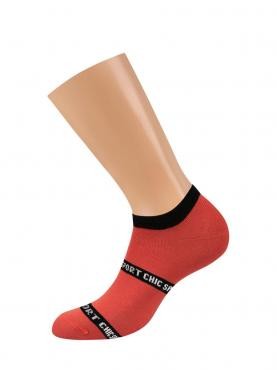 НОСКИ MINI SPORT CHIC 4300 с полоской Терракотовый /39-41/ *1*10