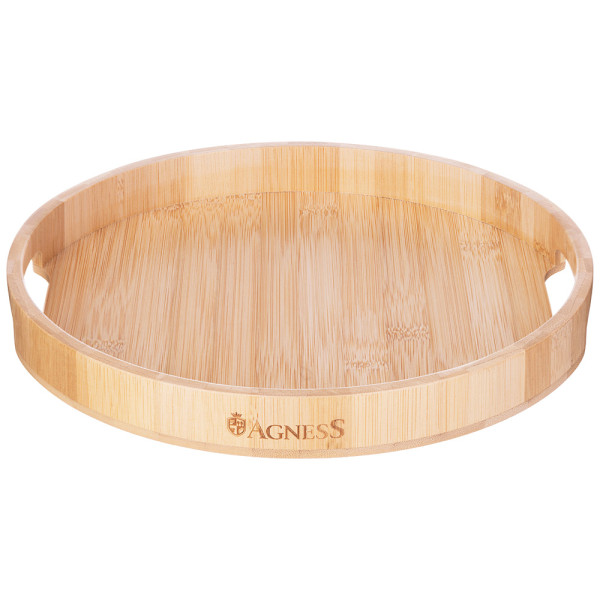 ПОДНОС С РУЧКАМИ AGNESS 28*28*3 СМ 897-124