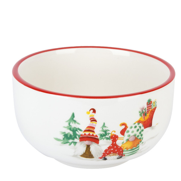 Dolomite Салатник "Рождественские гномы" d=12.5см (керамика) N2521184