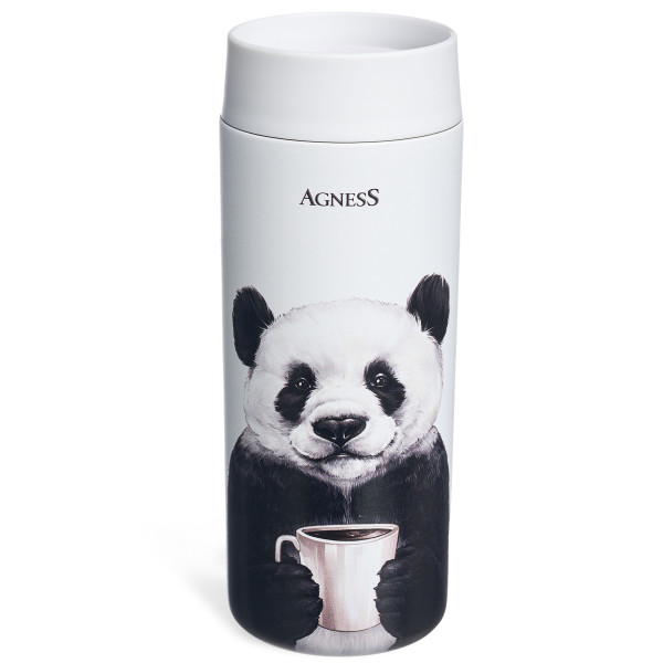 ТЕРМОКРУЖКА PANDA 350 МЛ, КОЛБА НЕРЖ.СТАЛЬ 18/10
