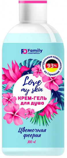 LOVE MY Крем-Гель для душа ЦВЕТОЧНАЯ ФЕЕРИЯ 300мл LM-2005