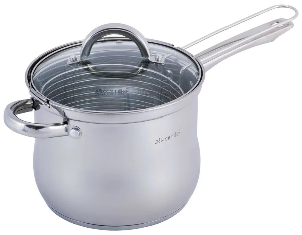 Кастрюля-фритюрница Ø18*15см 3,5л из нержавеющей стали KM 5852