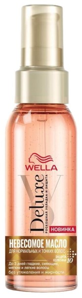 WELLA Deluxe Oil Невесомое масло 100мл *6*