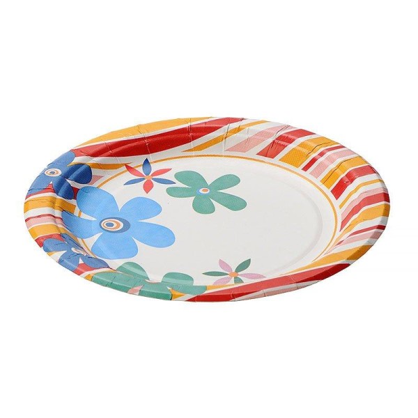 Buffet Party Тарелка d 180мм, дизайн, "Поп-Арт", бумага 6 шт./уп. 184508