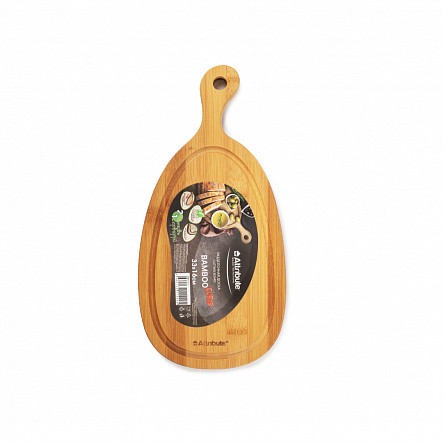 Доска разделочная BAMBOO CURVE 33х16х1.5см