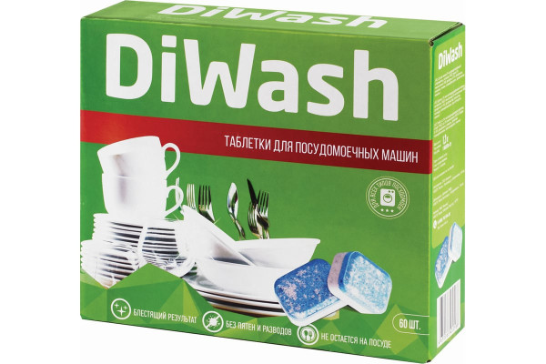 Grass DiWash Таблетки для посудомоечных машин 60 шт БХ4030908