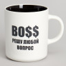 КРУЖКА LEFARD 540МЛ "BOSS РЕШУ ЛЮБОЙ ВОПРОС" 9.5*7.6*11.1CM 260-1028