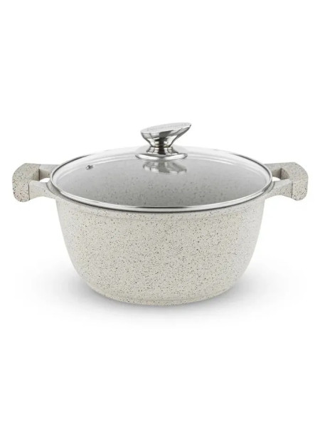 Кастрюля с крышкой RL-BS30 Cream (6) 7 л.