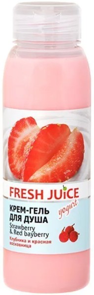 ЭЛЬФА Fresh Juice Крем-гель для душа "Клубника и Красная восковница" (Strawberry & Red bayberry) 300 БХ37583БК