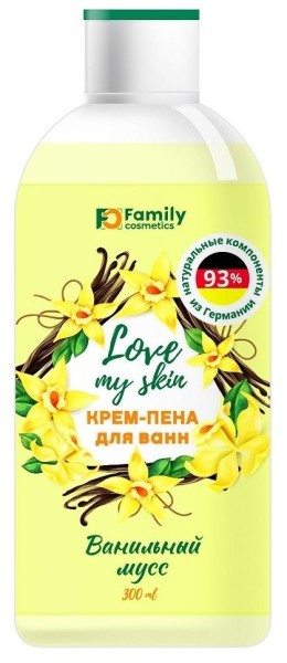 LOVE MY Крем-Пена для ванн ВАНИЛЬНЫЙ МУСС 300мл LM-2003