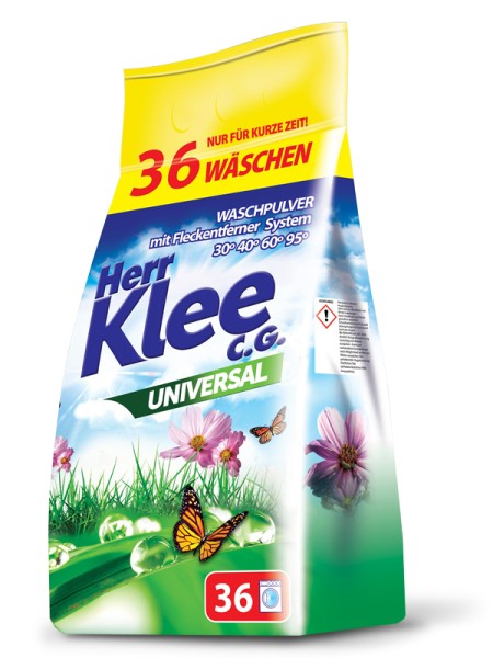 Herr Klee СМС порошок стиральный универсальный 3 кг пакет БХ3550911НС