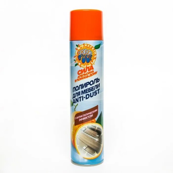 Полироль ANTI-DUST Антипыль-Цитрус 300мл. *12