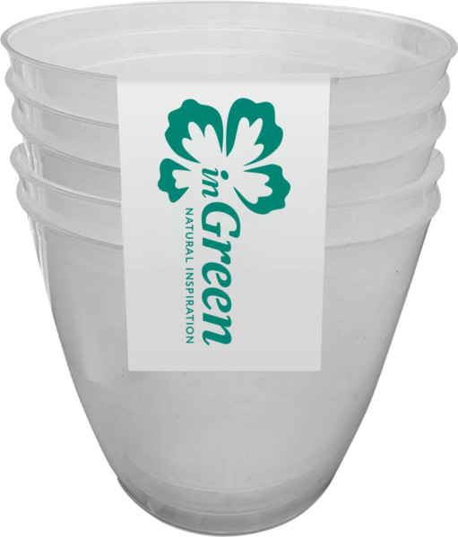 InGreen Набор горшков для пикирования рассады InGreen 5шт., 0,7 л, прозрачный IG604011999