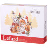 БЛЮДО LEFARD "С НОВЫМ ГОДОМ!" В ФОРМЕ ЕЛКИ 25Х21Х4 СМ КРАСНОЕ 85-2050