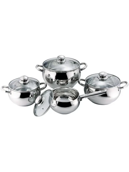 Bohmann Посуда 8пр./ст.к. /2,1л, 2,9л, 3,9л, 6,7л /капсульное дно 0508BH