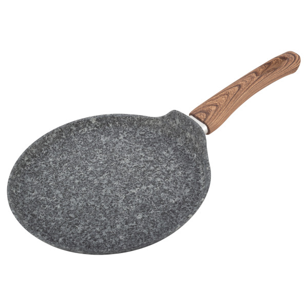 Kamille Сковорода блинная 24см.с антипригарным покрытием Grey marble из алюминия KM 4171