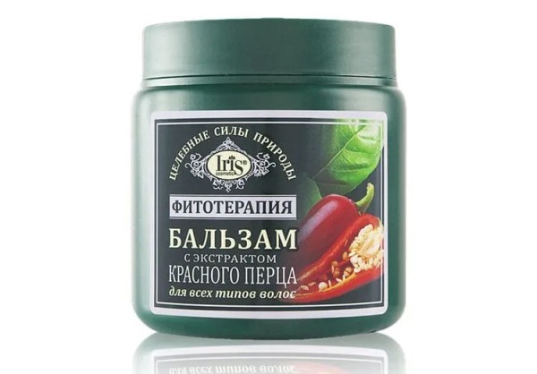 Iris Фитотерапия БАЛЬЗАМ для волос с экс-м КРАСНОГО ПЕРЦА 500мл