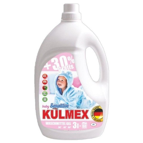 KULMEX Gel Гель для стирки детского белья Sensitive - 3 л БХ40515НС
