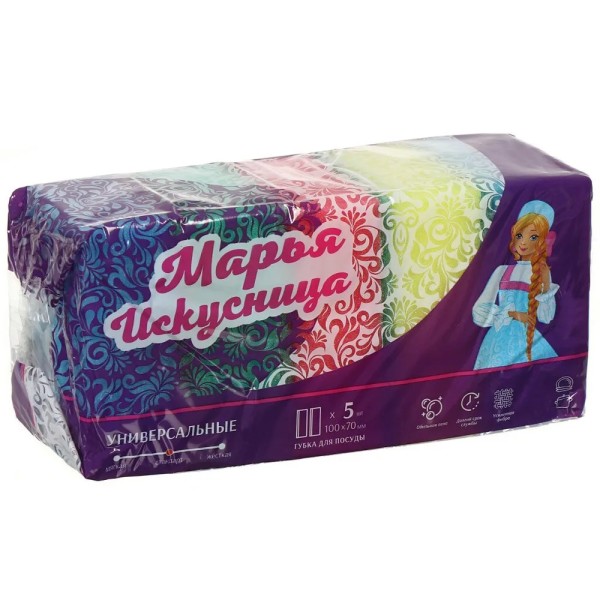 Губка д/п Макси Марья Искусница 5шт Флексопечать D-386712