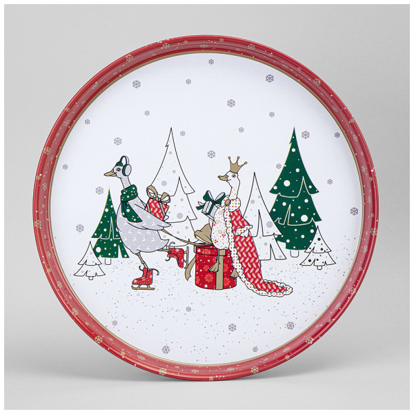 Agness ПОДНОС СЕРВИРОВОЧНЫЙ "FAMILY CHRISTMAS " 33*2,1 СМ 898-231