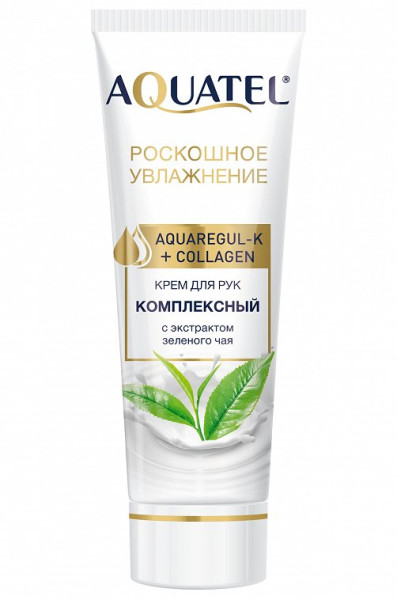 Весна Aquatel Крем для рук с экстрактом Зелёного Чая Комплексный, туба 75мл БХ21032БК
