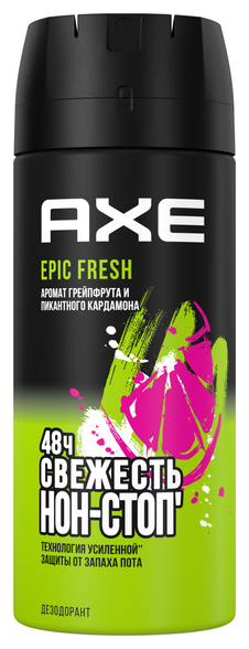 АКС Антиперспирант-спрей EPIC FRESH 150мл. *6*12