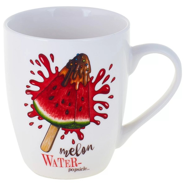 Rainbow Кружка фарф 340мл тюльпан Water Melon WWDES-1