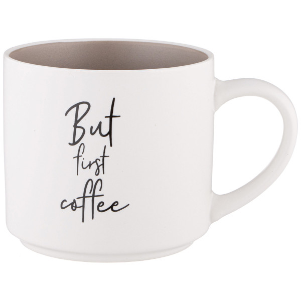 КРУЖКА "КОФЕМАНИЯ BUT FIRST COFFEE" 470 МЛ 260-980
