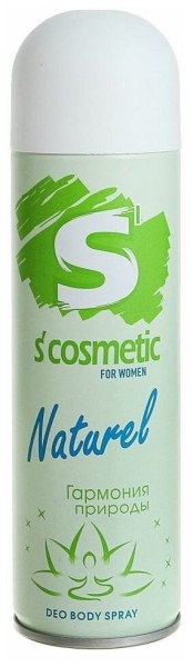 S’cosmetic Дез-спрей Гармония природы 145мл *12*24