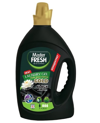 Мастер Фреш GOLD Гель для стирки КОНЦЕНТРАТ 2,75 л, BLACK  45 стирок,