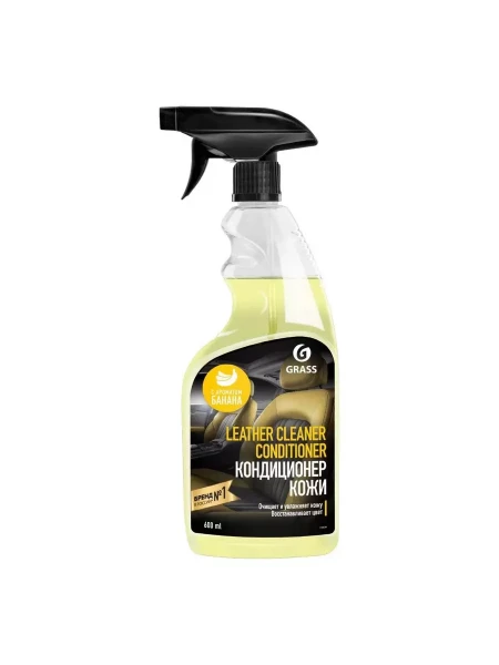 Grass Leather Cleaner Conditioner Очиститель-кондиционер кожи Банан флакон 600 мл БХ110529Г