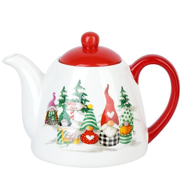 Dolomite Чайник "Рождественские гномы" v=900мл (керамика) N2521175
