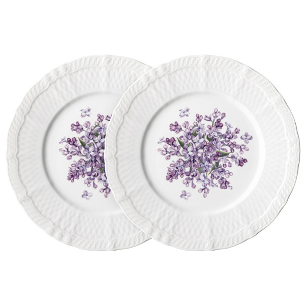 НАБОР ТАРЕЛОК ЗАКУСОЧНЫХ LEFARD  "LILAC" 2 ШТ. 20,5 СМ (КОР=24НАБ.)