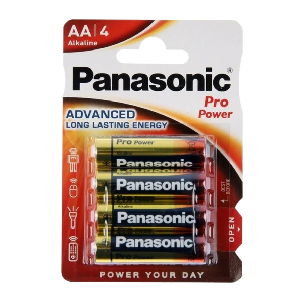 Батарейка Panasonic PRO Power LR6 AA BL4 Alkaline 1.5V LR6PPG/6BP 4