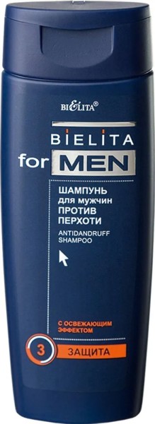 БЕЛИТА MEN Шампунь против перхоти д/мужчин нов250 мл/30