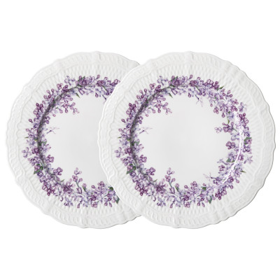 НАБОР ТАРЕЛОК ЗАКУСОЧНЫХ LEFARD  "LILAC" 2 ШТ. 23 СМ (КОР=24НАБ.)