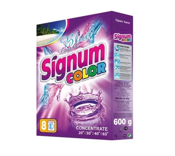 Clovin Signum Color Порошок автомат для стрики цветных тканей 600г БХ8774120НС