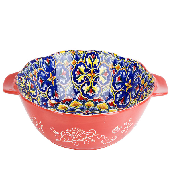 Nouvelle Емкость для запекания "Arabesque" (красный) 23,6х20х8,4см v=1500мл 0860109