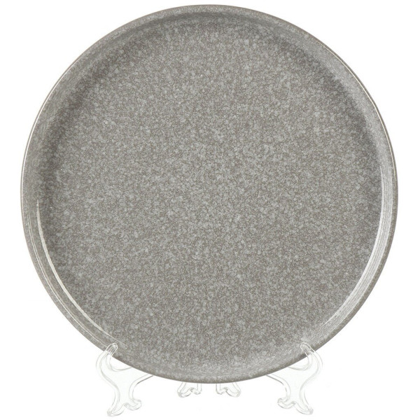 Daniks Тарелка обеденная, керам, 27 см, кругл, Stone, сер HMN240412A1-D/P