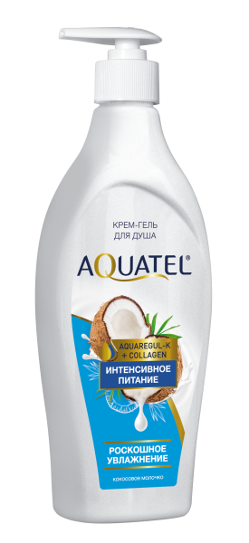 ВЕСНА AQUATEL Крем-Гель для душа Интенсивное Питание, 500г арт.7169