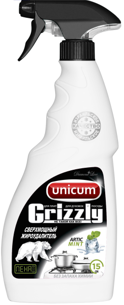 UNICUM Жироудалитель Гризли 500 мл (спрей) *6*12*