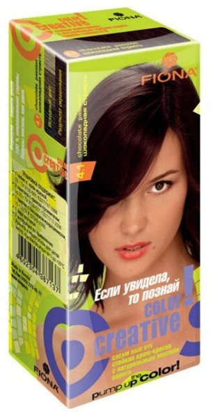 Fiona Creative color тон 4.1 Шоколадная страсть краска для волос