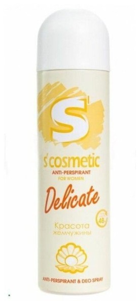 S’cosmetic Дез-спрей DELICATE 145мл *12*24