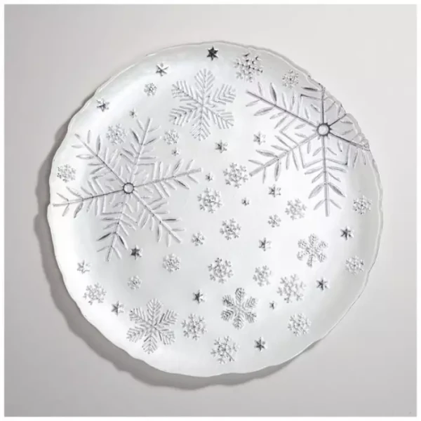 БЛЮДО "CELEBRATION SILVER" 33 СМ МАЛ УП.-4ШТ МИН.ПАРТИЯ 338-113