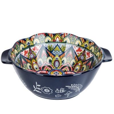 Nouvelle Емкость для запекания "Arabesque" (синий) 23,6х20х8,4см v=1500мл 0860089